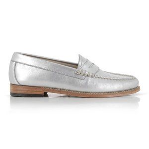 NWT Silver Bass Weejuns - Size 8